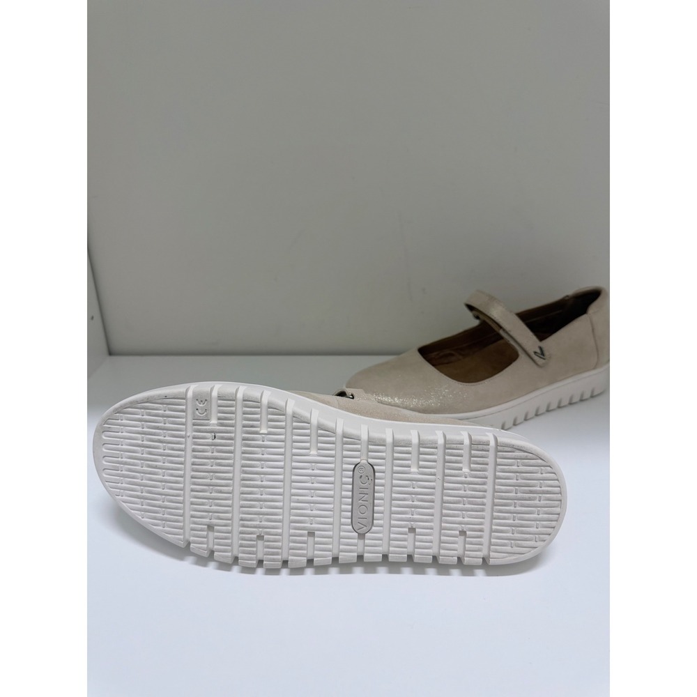 Vionic Uptown Mary Jane Slip-OnGold Metallic Leather orthotic comfort - Picture 5 of 8